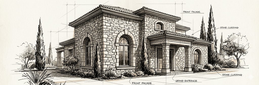 Villa Dış Cephe Kaplama — Kültür Taşı ile Lüks Villa Cephesi