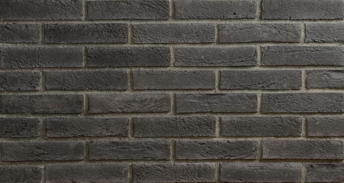 Thin Brick Antracita — Kültür Tuğlası